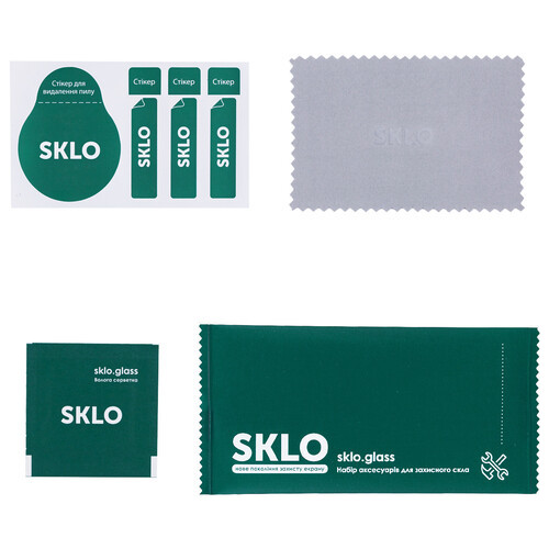 Набір Sklo для поклейки захисного скла Зелений фото №1