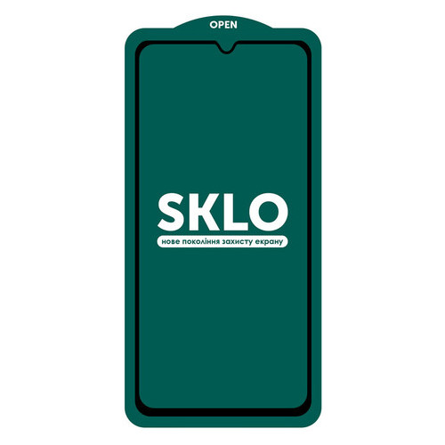 Захисне скло Sklo 5D full glue (тех.пак) Xiaomi Redmi 9 / Poco M3 / Redmi 9T Чорний фото №1