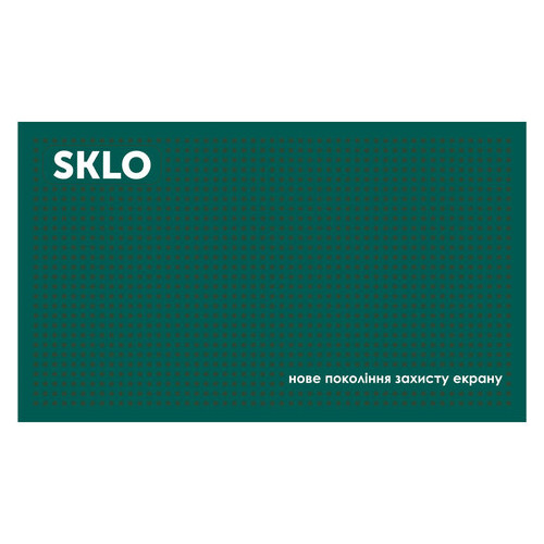 Антиковзний килимок Sklo для поклейки захисту екрану смартфонів Зелений фото №1