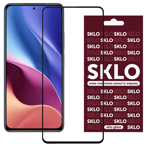 Захисне скло Sklo 3D Full Glue Xiaomi Poco X4 Pro 5G Чорний фото №1