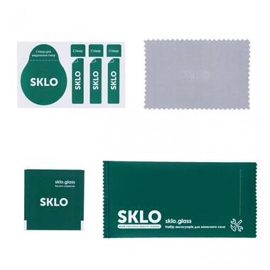 Захисне скло SKLO 3D (full glue) для TECNO Pova 4 (LG7n) ​​Чорне фото №4