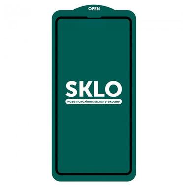 Захисне скло SKLO 5D (тех.пак) для Apple iPhone 14 Pro (6.1) Чорне фото №1