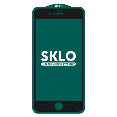 Захисне скло SKLO 5D (тех.пак) Apple iPhone 7/8/SE (2020) (4.7) Чорне фото №1