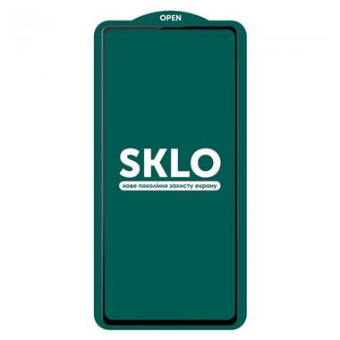 Захисне скло SKLO 5D (тех.пак) для Samsung Galaxy S21 FE Чорний фото №1