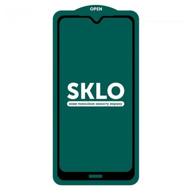 Захисне скло SKLO 5D (тех.пак) для Xiaomi Redmi Note 8T Чорний/Біла підкладка
 фото №1