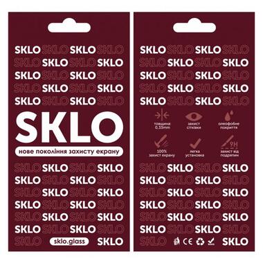Захисне скло SKLO 3D (full glue) для Oppo A74 4G/Realme 8/8 Pro Чорний фото №3