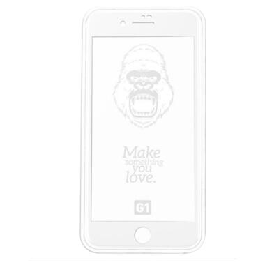 Захисне скло 3D HOCO (G1) для iPhone 7/8 White  фото №1
