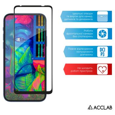 Стекло защитное ACCLAB Full Glue MOTO E20 Black (1283126521232) фото №5