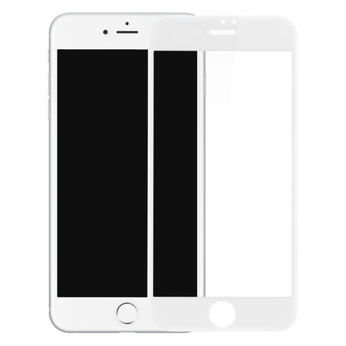 Захисне скло Baseus 0.23mm Anti-break Edge All-screen Arc-surface біле для iPhone 7/iPhone 8 фото №1