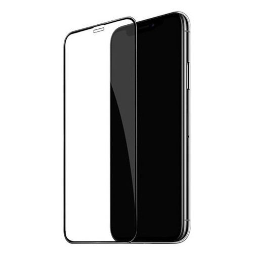 Захисне скло Baseus 0.2mm All-screen Arc-surface Tempered Glass Film для iPhone XS Max 6.5 Black (SGAPIPH65-HE01) фото №1