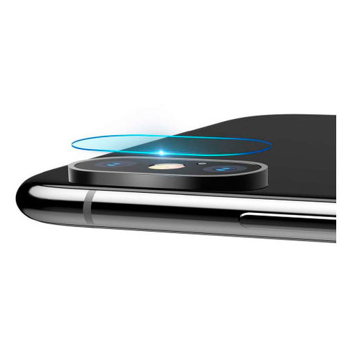 Захисне скло Baseus 0.2mm Camera Lens Glass Film 0.2mm Для iPhone XS Max Transparent (SGAPIPH65-JT02) фото №2