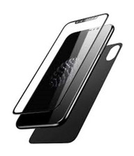 Комплект захисного скла Baseus Glass Film Set Apple iPhone Xs Front Back Black (SGAPIPH58-TZ01) фото №2