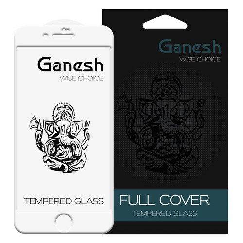Захисне скло Ganesh 3D Apple iPhone 7 plus / 8 plus (5.5) Білий фото №1