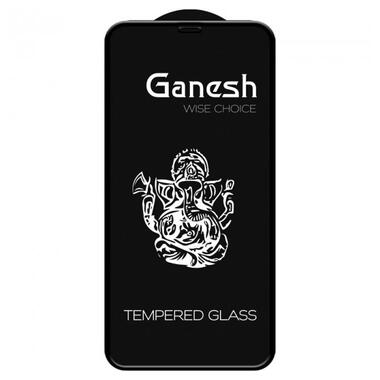 Захисне скло Ganesh (Full Cover) на Apple iPhone 11/XR (6.1) чорне
 фото №2