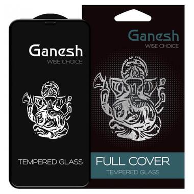 Захисне скло Ganesh (Full Cover) на Apple iPhone 11/XR (6.1) чорне
 фото №1