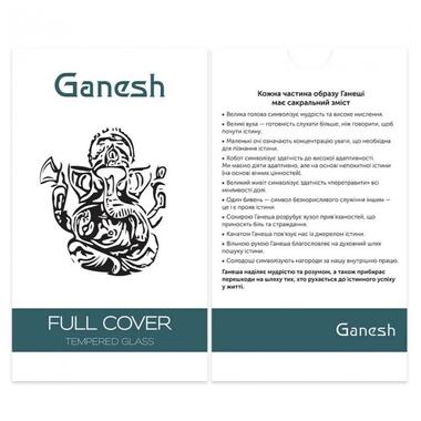 Захисне скло Ganesh (Full Cover) на Apple iPhone 11/XR (6.1) чорне
 фото №5