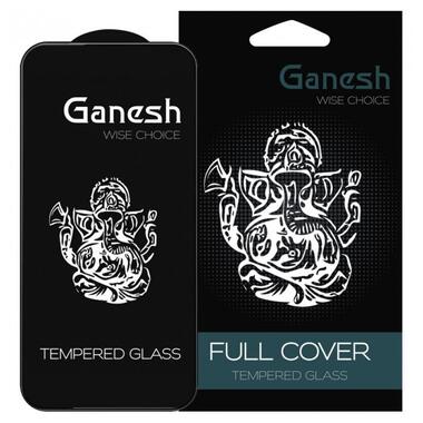 Захисне скло Ganesh (Full Cover) для Apple iPhone 12 Pro Max (6.7) чорне фото №1