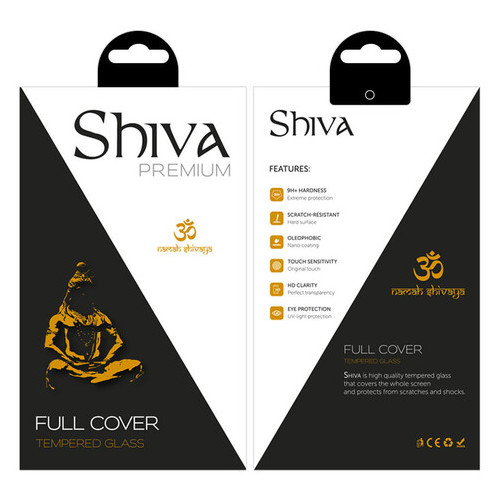 Захисне скло Shiva (Full Cover) Apple iPhone 13 Pro Max (6.7) Чорний фото №2