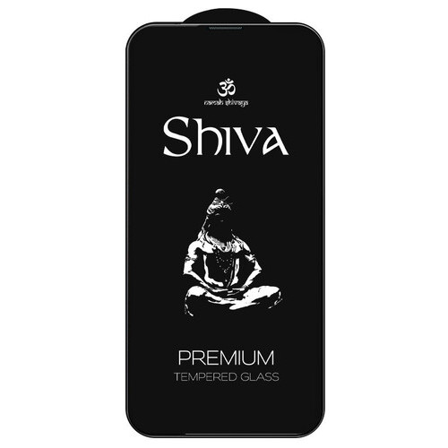 Захисне скло Shiva (Full Cover) Apple iPhone 14 Pro Max (6.7) Чорний фото №2