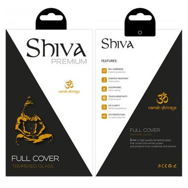 Захисне скло Shiva (Full Cover) для Apple iPhone 13 Pro Max/14 Plus (6.7) Чорне фото №2