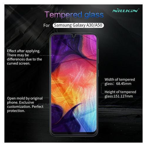 Захисне скло Nillkin Anti-Explosion Glass (H) Samsung Galaxy A20/A30/A50 Прозоре фото №8