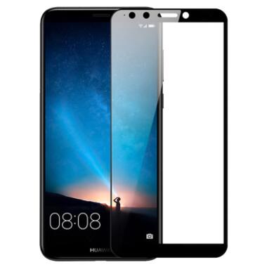 Скло захисне PowerPlant Full screen Huawei Y9 (2018) Black (GL604937) фото №1