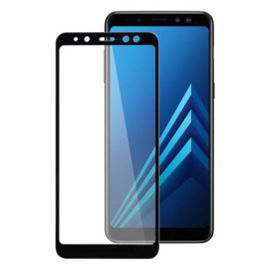 Скло захисне PowerPlant Full screen Samsung Galaxy A8  (2018), Black (GL605439) фото №1