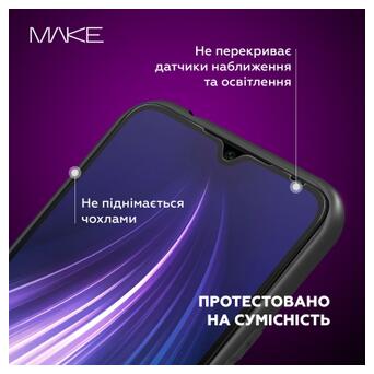 Скло захисне MAKE Apple iPhone 14 Pro (MGF-AI14P) фото №4