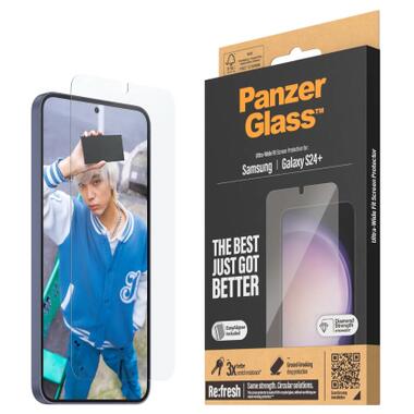 Стекло защитное PANZERGLASS Samsung Galaxy S24 Plus Ultra-Wide Fit wA (PG_7351) фото №1