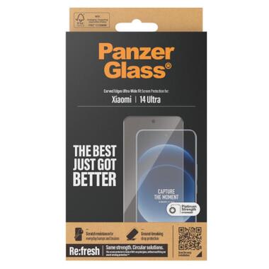 Стекло защитное PANZERGLASS Xiaomi 14 Ultra Ultra-Wide Fit (PG_8074) фото №4