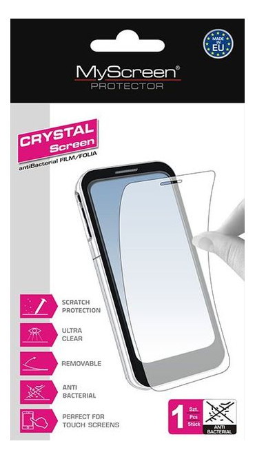 Захисна плівка MyScreen Samsung Ace 2 I8160 Crystal antiBacterial (глянсова) (SPMSSGA2CAB) фото №1