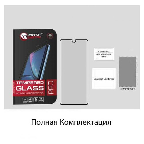 Захисне скло Extradigital Samsung Galaxy M31 SM-M317 Black 0.5мм 2.5D (EGL4781) фото №5