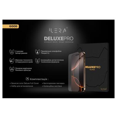 Стекло защитное iLera DeLuxe Original Glass iPhone 16 Pro Max (ILFCDL16PRMAX) фото №3