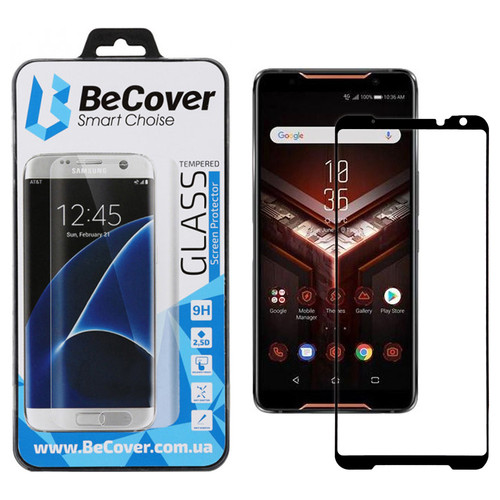 Захисне скло BeCover для Asus ROG Phone Black (704555) фото №5