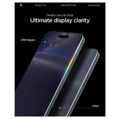 Стекло защитное Spigen Glas.tR EZ Fit Pro HD iPhone 17 Air (AGL09870) фото №5