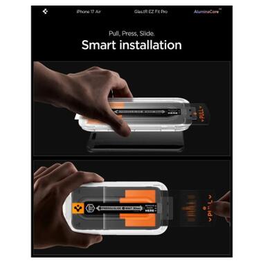 Стекло защитное Spigen Glas.tR EZ Fit Pro HD iPhone 17 Air (AGL09870) фото №7