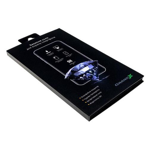 Захисне скло керамічне Grand-X Apple iPhone 11 Pro / XS Black (CAIP11PB) фото №1