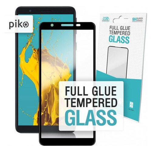 Захисне скло Piko Samsung Galaxy A01 SM-A015 Black Full Glue, 0.3mm, 2.5D (1283126505041) фото №1