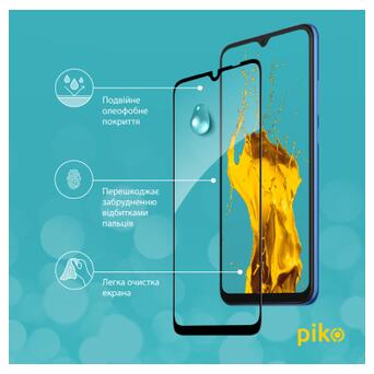 Скло захисне Piko Full Glue Xiaomi Redmi 10A (1283126537820) фото №5