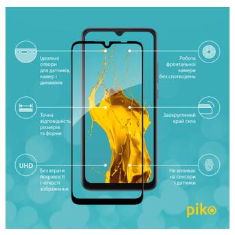 Скло захисне Piko Full Glue Xiaomi Redmi 10A (1283126537820) фото №3