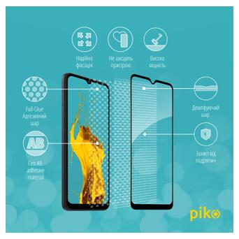 Скло захисне Piko Full Glue Xiaomi Redmi A1 (1283126545344) фото №3