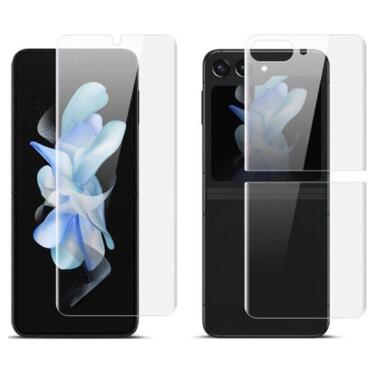 Пленка защитная Devia hydrogel Samsung Flip 5 front+back matte (DV-SM-FL5M) фото №3