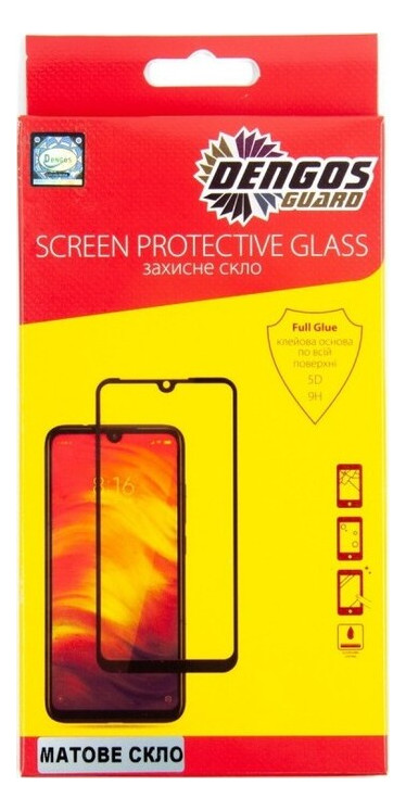 Захисне скло Dengos Samsung Galaxy A51 SM-A515 Black Full Glue Matte (TGFG-MATT-18) фото №1