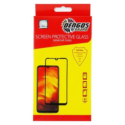 Захисне скло Dengos Apple iPhone 12 mini Black Full Glue (TGFG-148) фото №1
