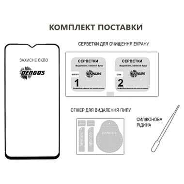 Стекло защитное Dengos Full Glue POCO M8 Pro 5G Black (TGFG-429) фото №3