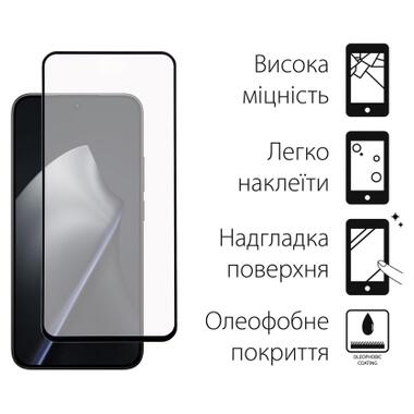 Стекло защитное Dengos Full Glue Xiaomi 15T/15T Pro Black (TGFG-430) фото №2
