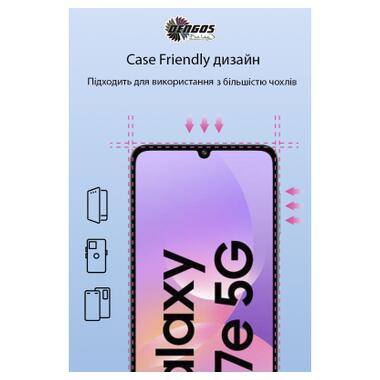 Стекло защитное Dengos Full Glue Samsung Galaxy M17e Black (TGFG-441) фото №3