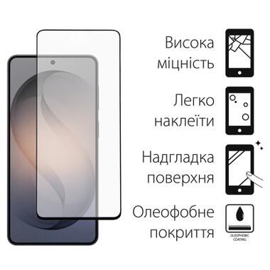 Стекло защитное Dengos Full Glue Samsung Galaxy S26 Plus Black (TGFG-443) фото №2