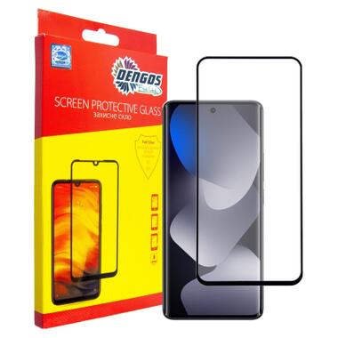 Стекло защитное Dengos Full Glue Xiaomi Redmi Note 15 5G Black (TGFG-426) фото №1