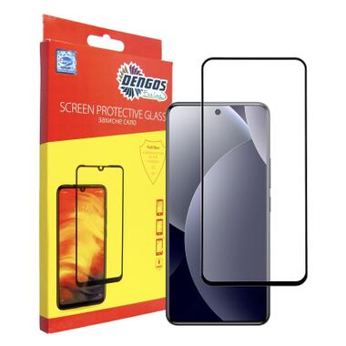 Стекло защитное Dengos Full Glue Xiaomi Redmi Note 15 Pro 4G Black (TGFG-445) фото №1